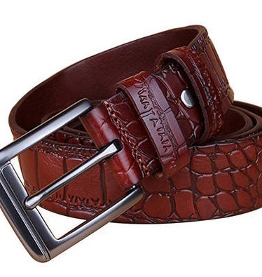 Crocodile Skin Printed Belts