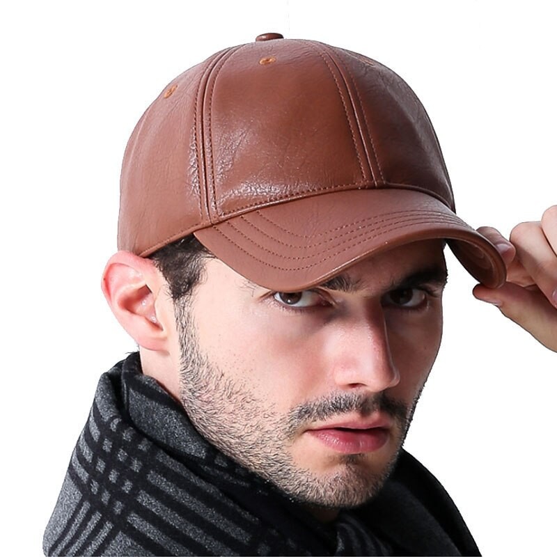 brown cabbie cap