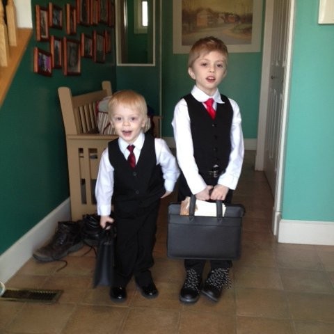 kids briefcase bag combo