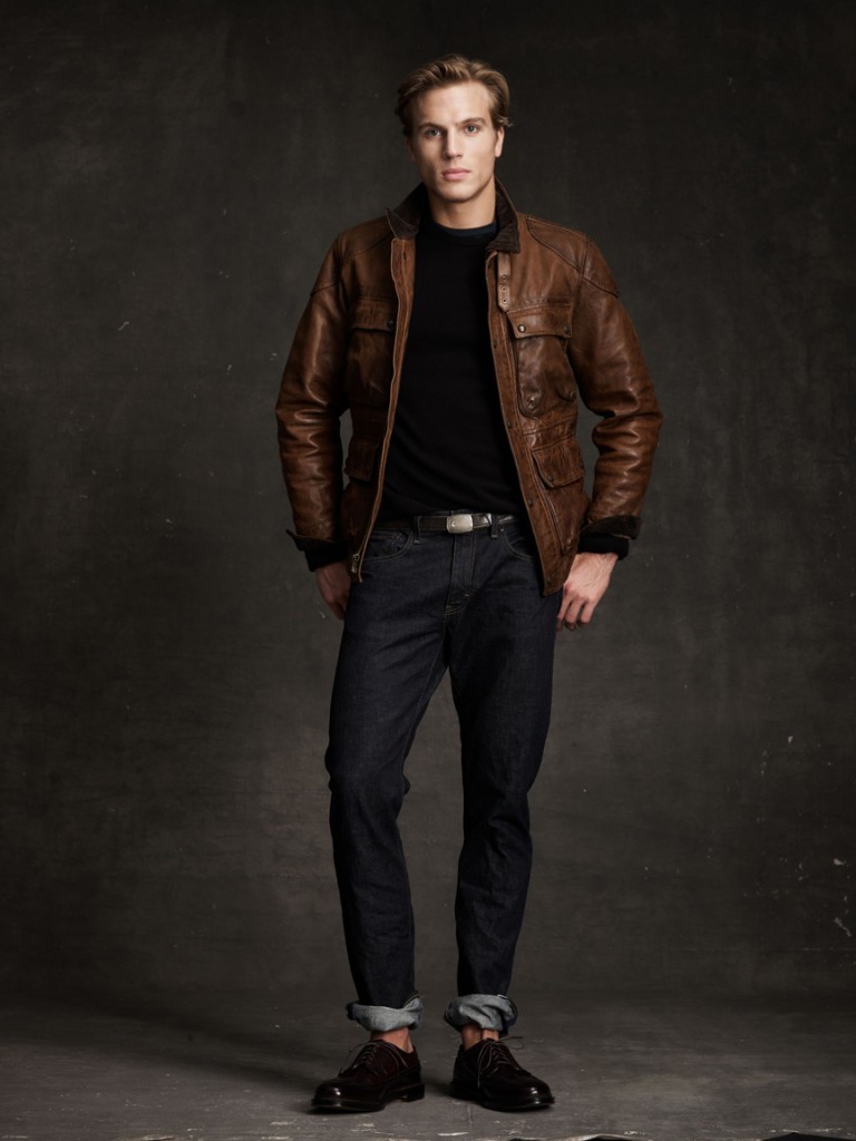 stylish leather jacket